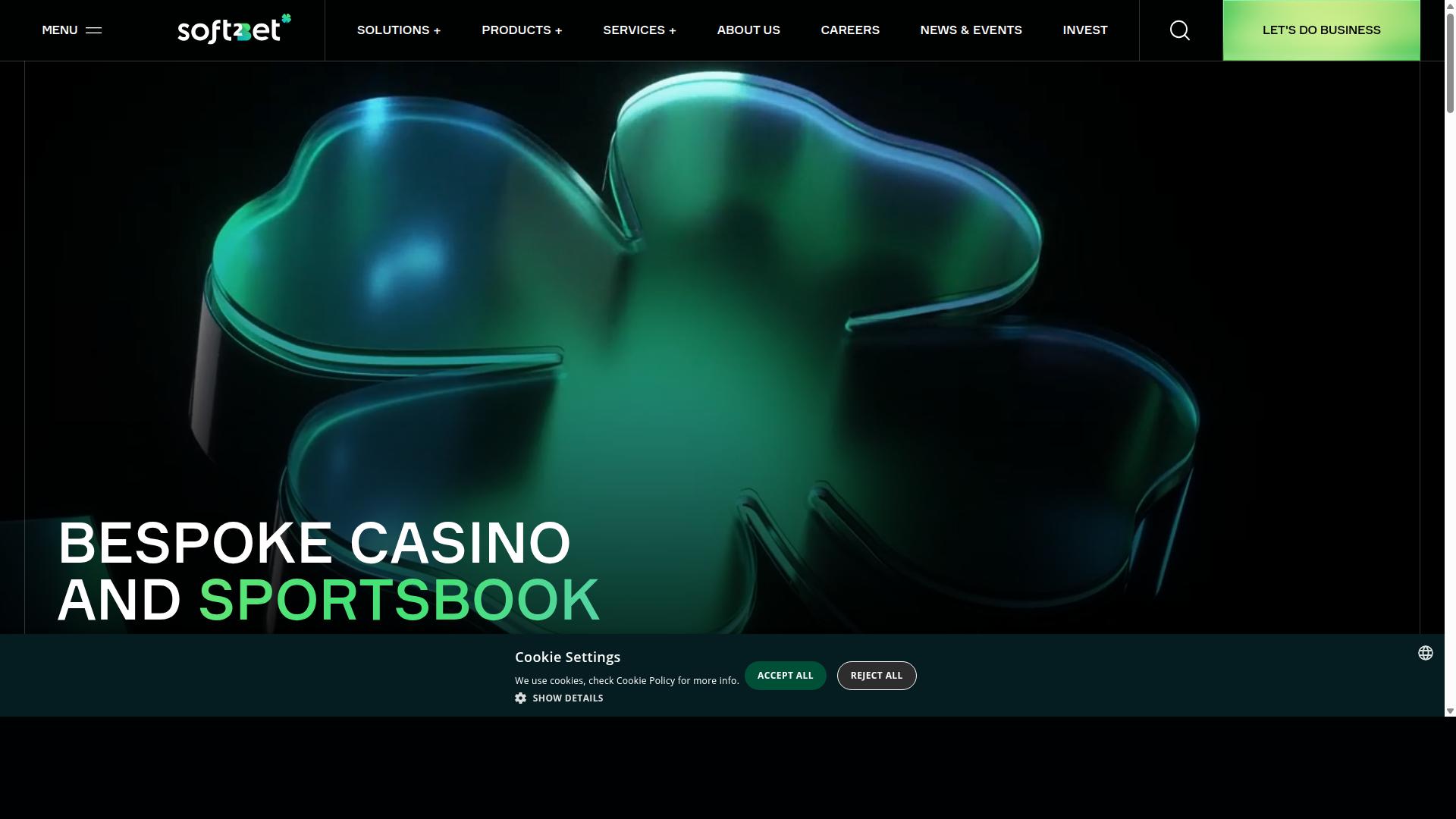Soft2bet website